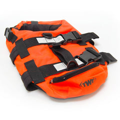 TWF Pet Life Jacket - Orange/Black